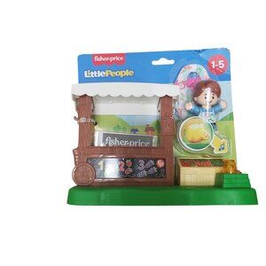Mattel Fisher Price Little People Mini Farmer Market Stand New